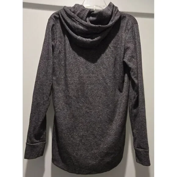 Ecko Unltd Hoodie Mens Med Gray Waffle Knit Pullover Logo Y2K Skate Hip Hop - Picture 7 of 7